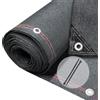 VOUNOT® Rete Ombreggiante 1.8×20m, Telo Frangivista Recinzione Giardino 230 g/m² HDPE, Tessuto Ombra Privacy Antistrappo Antivento con Fascette, per Esterno, Serra, Balcone, Giardino, Antracite