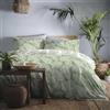 Fusion Matteo - Set copripiumino, facile da pulire, 3 pezzi, per letto matrimoniale, colore verde