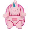 PERLETTI Zaino Asilo Bambina Bambino con Peluche 3 4 5 Anni - Zainetto Borsa Bimbo Bimba Scuola Materna Viaggi - Mini Cartella Scolastica Morbida con Unicorno Removibile - 21x27x9 cm (Unicorno Rosa)