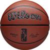 Wilson Pallone da Basket NBA Authentic City, New York City, Con TecnologiaEver Bounce, Strato di Controllo Del Gonfiaggio e Superficie Pure Feel, Per UnaPresaMigliore, Colore: Marrone, Taglia: 7