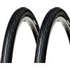 ECOVELO 2 Copertoni 26x1.95 Pneumatici 50-559 Gomme Slick da Strada Bicicletta Stradale Ibrida 26" Montagna Adulto City Bike