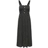 ONLY Onlpella S/L Dress CS Jrs Abito Estivo, Black/AOP:CD Dots, XS Donna