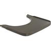 hauck Alpha Wooden Tray, Carbone - Vassoio in Legno Compatibile con Seggiolone Pappa Alpha+ e Beta+ per Bambini 6-36 Mesi, con Bordo Rialzato e Cert. FSC®