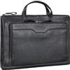 STILORD 'Silvano' Borsa Pc in Vera Pelle Vintage 13,3 Pollici - Porta Documenti A4 Laptop Cartella Con Scomparti e Cerniera, Colore:nero