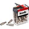 kwb 25 x bit T25 scatola dispenser 120296 (25 mm, C 6,3, ISO 1173 value pack), 1 V, pezzo