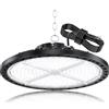 YIQIBRO Faretto UFO LED Interno Industriale 200W 1 Pezzi - 20000LM Lampada Plafoniera LED Darage con 11.8in Catena Metallica, Driver, 6500K IP65 Faro Faretto Industriale per Officina Capannoni