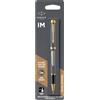 Parker IM Penna Roller | Punta Fine e Ricarica di Inchiostro Nero | Confezione Blister | Brushed Metal Golden Trim