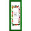 MG Design Cornice 20 x 50 cm - colore Verde, in legno, con vetro acrilico - da appendere in verticale o in orizzontale, senza sfondo, per foto, poster, puzzle
