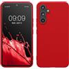 kwmobile Custodia Compatibile con Samsung Galaxy A54 5G Cover - Back Case per Smartphone in Silicone TPU - Protezione Gommata - red cherry