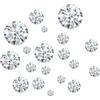 Arting 0.7mm-12mm Alta Chiarezza D Incolore Rotondo Moissanite Diamante Loose Moissanite Pietra Gemma, 45PCS 1.7mm, Pietra preziosa, Pietra del sole