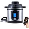 MasterPro FryCook | Friggitrice Senza Olio | Friggitrice ad Aria e Pentola a Pressione 1500W e 6L | Pentola da Cucina Programmabile con 44 Funzioni Automatiche | 12 Programmi di Cottura Diversi in 1