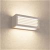 Applique Line Design - E27 Grigia per Esterni IP65 Antiabbagliamento