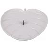 Villa d'Este Home Tivoli Porta zampirone in Porcellana, Foglia, 18x16x2,5 cm, Bianco, Jungle