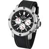 TW Steel Orologio Cronografo Quarzo Unisex Adulto con Cinturino in Silicone TS10