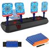 Blasland Tiro Bersaglio Elettrico per Pistole, Ripristino Automatico Digitale Target Intelligente Effetto Suono Luce Giocattolo Bambini 3 4 5 6 7 8 9 10 anni Giochi Interno Esterno Regalo Compleanno Natale