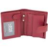 LEAS Portafoglio Donna con Chiusura Esterna e con 3 Scomparti per Banconote, Vera Pelle, Rosso Special Edition