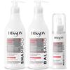 Dikson Repair Plex, Set di Prodotti Ristrutturanti per Capelli Danneggiati: Shampoo, Balsamo e Maschera Spray