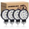 RIGIDON 4Pcs Faro da lavoro led, 3.2 Pollici 42W Mini Fari di profondità, Spot Luci di Lavoro a Led 12V 24V 6000K Faretti Fendinebbia per Off Road Fuoristrada Auto Trattore Camion SUV ATV 4x4
