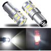 PYRJIN Bay15d 1157 P21/5W Lampadina Led, DC 12V-24V Ampia Tensione, Luce Bianca Con Proiettore, Per Luci Di Posizione, Luce Dei Freni, Fanali Posteriori, Confezione Da 2 Pezzi.