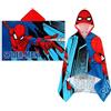 SPIDER-MAN Marvel - Asciugamano con cappuccio per bambini, poncho Avengers e Spiderman, asciugamano da bagno grande per bambini