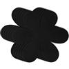 flintronic Separatori Pentole - Proteggi Pentole e Salvapadelle - Set 6 Pezzi (32CM) - Perfetti per Pentole e Padelle Antiaderenti in Acciaio Inox, Ghisa, Ceramica (Nero)