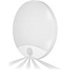Miratic Lampada con Sensore di Movimento 1050lm 4000K Plafoniera Led Parete IP44 Luce Sensore Movimento Policarbonato Colore Latte Ideale per Scale Corridoi Magazzini Cantine Garage IP44