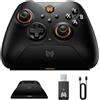 BIGBIG WON Gale PC wireless Controllers Motion Aiming, Hall Trigger, 4 pulsanti personalizzati, App Control Game Controller per PC/Switch/iOS/Android Con dock di ricarica (Nero)