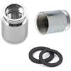 HATOOLHA® 2 adattatori per rubinetto in ottone, filettatura NPT maschio a maschio da 22 mm, connettore aeratore rubinetto per rubinetto lavello, adattatore per depuratore d'acqua (F22 - M22)