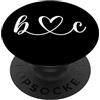 PopSockets B Love C Sposa Fidanzato & Fidanzata Lettera B e C Lettera PopSockets PopGrip Intercambiabile