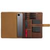 Londo Custodia in Vera Pelle per Tablet - Case per iPad Pro 12.9 con Due Scomparti per Carte e Portapenne/Apple Pencil in Pelle