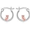 VONALA - Orecchini a cerchio in argento Sterling 925, Bulldog francese/gatto nero, gioielli per donna e ragazza, Argento sterling, Nessuna pietra preziosa