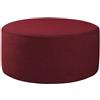 Odaima Fodera per Pouf Poggiapiedi Rotondo 60x60/50x50 /100x100/70x70 Elasticizzato Jacquard Copri Pouf Rotondo Copertura Dell'Ottomano con Fondo Elastico Copri Sgabello Protettore(#10,60x60cm/24x24in)