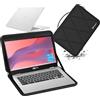 Smatree Custodia protettiva rigida in EVA compatibile con laptop ASUS Chromebook C424 da 14 pollici e borsa antiurto (X8257)