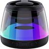 Boddceto Altoparlante Bluetooth Magnetico con Illuminazione RGB, Mini Cassa Acustica Portatile, Supporto per Telefono Wireless e Torre per Altoparlanti Bluetooth, B