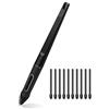 Generic Penna stilo PW517 con 10 pennini compatibile per disegno Huion per Kamvas 13 Kamvas Pro 24 Kamvas 22 Kamvas 22 Plus Pen senza batteria 8192 penna a pressione PW517