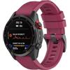 FANYUAN Cinturino Compatibile con Garmin Fenix 5, Silicone Morbido, Cinturini di Ricambio per Garmin Fenix 5.(Bordeaux)