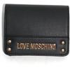 Moschino Portafoglio donna Love libretto in ecopelle nero A25MO42 JC5703PP0LLD0000 NERO