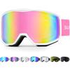 Supertrip Occhiali da sci donna uomo,occhiali da sci da snowboard indossare occhiali