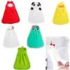 MxyVrix Set di 6 Asciugamani da Appendere per Bambini, Asciugamano animale per bambini con asole, Asciugatura Rapida, Panno per Cucina, Microfibra, Applicabile a per Bagno, Viso, Natale, Tavolo