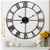 Mee 2ou Orologio Da Parete Moderno E Vintage, Orologio Da Parete Grande Silenzioso Senza Ticchettio, Disponibile In 40 cm, 47 cm, 60 cm, 80 cm, 100 cm, Ideale Per Soggiorno, Cucina, Ufficio