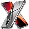 iVoler Cover per Oneplus 7, Custodia Trasparente per Assorbimento degli Urti con Paraurti in TPU Morbido, Sottile Morbida in Silicone TPU Protettiva Case