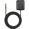 Greluma Antenna di Navigazione GPS Attiva Impermeabile per Veicoli - 4m con Connettore SMA Maschio per Autoradio, Camion, Barca e Tracker