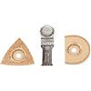 FEIN Combo Starlock Tile Working 3 accessori, specifici per operazioni di rinnovo e riparazione nel settore dei sanitari, Attacco Starlock