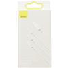 Baseus Cavo dati di ricarica rapida serie Superior USB a Micro+Lightning+Type-C (3.5A - 0.5m) - Bianco Stellare