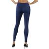 sesto senso Leggins Senza Cuciture Donna 3/4 Taglia Unica Pantaloni Fitness Sportivi Yoga 3/4 Prussia Blu Scuro