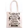 CROMO N.B. SRL Shopper cm.38x42 Manici lunghi 100% cotone naturale