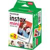 Fujifilm pellicola originale Instax mini Formato 46x62 mm, Confezione da 20 Foto