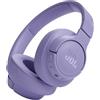 JBL TUNE 720BT Cuffie Over-Ear Bluetooth Wireless, Pieghevoli e Leggere, Microfono e Comandi su Padiglione con Voice Aware, JBL Pure Bass, Connessione Multipoint, fino a 76 ore di Autonomia, Viola