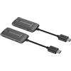 PremiumCord Mini Extender Wireless HDMI 4K Fino a 20 m, UHD 4K 2160p 60Hz, Full HD 1080p, 18 Gbps, HDMI2.0, HDCP2.2, Nero
