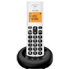 ALCATEL E260 - Telefono fisso cordless DECT - Design compatto - Grande display retroilluminato - Vivavoce - Funzione blocco chiamate indesiderate - Bianco